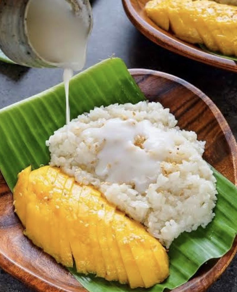 Mango sticky rice Thailand