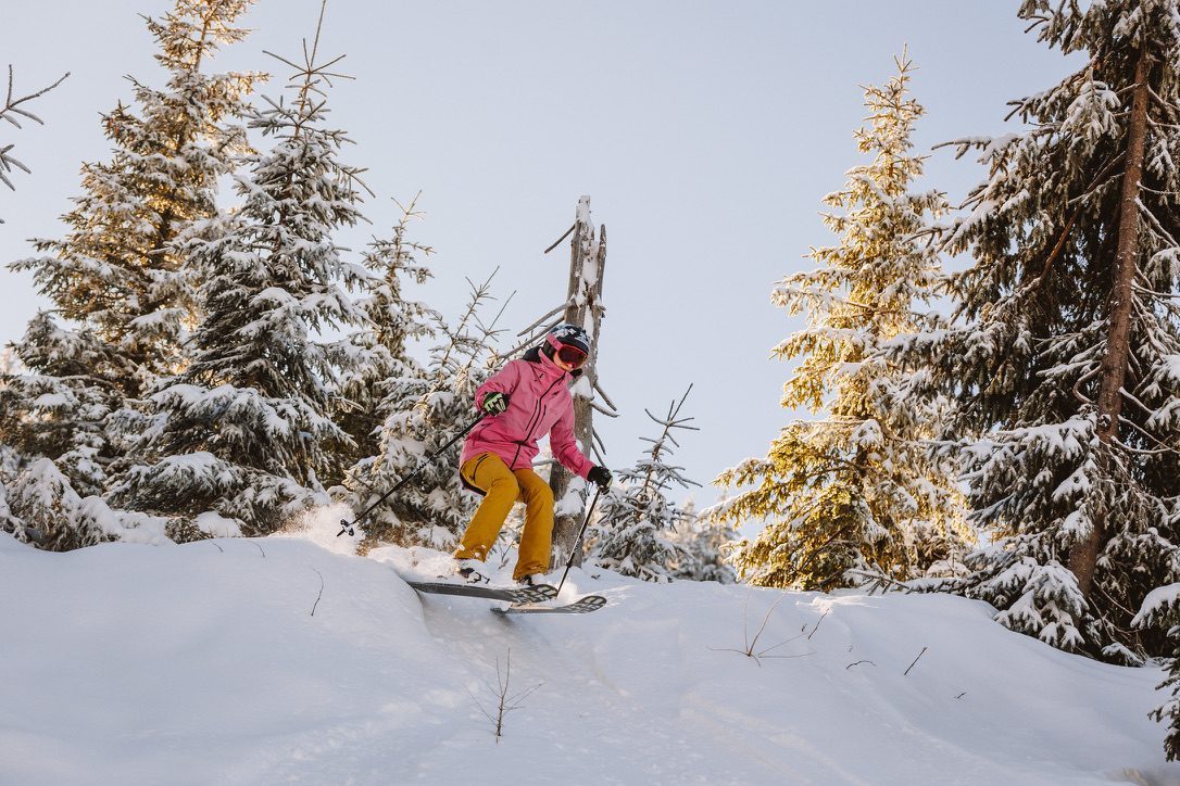 Skiing trial and error